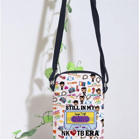 Lightweight Vintage Inspired Crossbody Bag for Music Lovers - Zippered Security - Picture 6 of 6